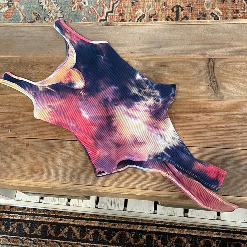 Tie die body suit